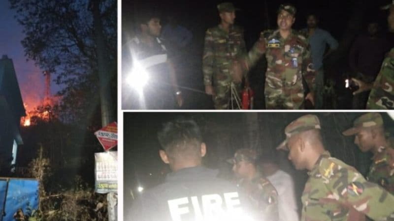 লক্ষ্মীছড়িতে অগ্নিকাণ্ড ও নাশকতার শঙ্কা, সেনাবাহিনীর তৎপরতায় রক্ষা